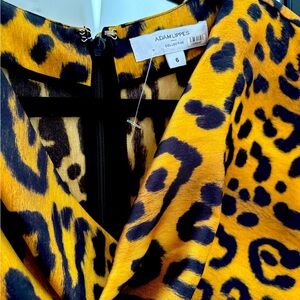 Adam Lippes Bold Animal Print Dress